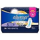 Alternate image 3 for Always 24-Count Ultra Thin Extra Heavy Overnight Size 5 Pads with Flexi-Wings