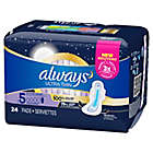Alternate image 1 for Always 24-Count Ultra Thin Extra Heavy Overnight Size 5 Pads with Flexi-Wings
