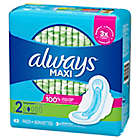 Alternate image 1 for Always Maxi 42-Count Size 2 Long Super Unscented Pads with Wings