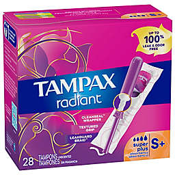 Tampax® Radiant 28-Count Super Plus Absorbency Tampons