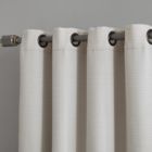 Alternate image 1 for UGG&reg; Devon 84-Inch Grommet Room Darkening Window Curtain Panel in Oatmeal (Single)