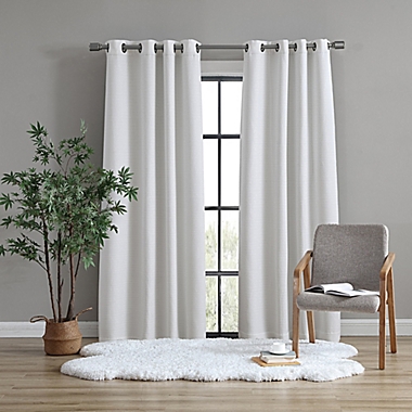 UGG&reg; Devon 63-Inch Grommet Room Darkening Window Curtain Panel in Snow (Single). View a larger version of this product image.
