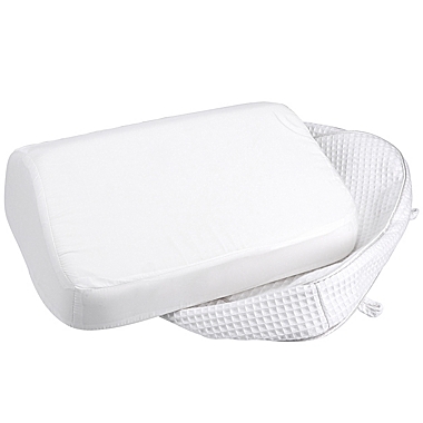 Haven&trade; Reversible Memory Foam Bath Pillow in White. View a larger version of this product image.