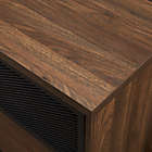 Alternate image 4 for Forest Gate&trade; 70-Inch Rustic Sliding Door TV Stand in Dark Walnut