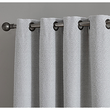 UGG&reg; Tessa 84-Inch Grommet 100% Blackout Curtain in Grey (Single). View a larger version of this product image.