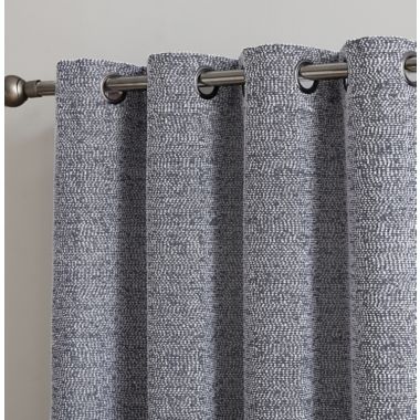 UGG&reg; Tessa 84-Inch Grommet 100% Blackout Curtain in Navy (Single). View a larger version of this product image.