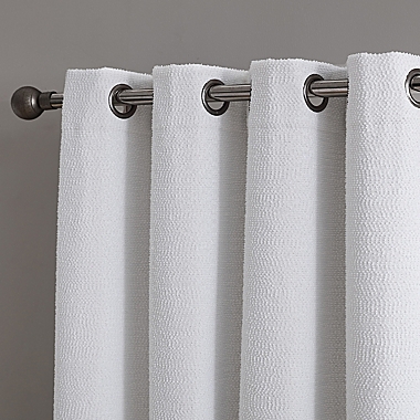 UGG&reg; Tessa 63-Inch Grommet 100% Blackout Curtain in Snow (Single). View a larger version of this product image.