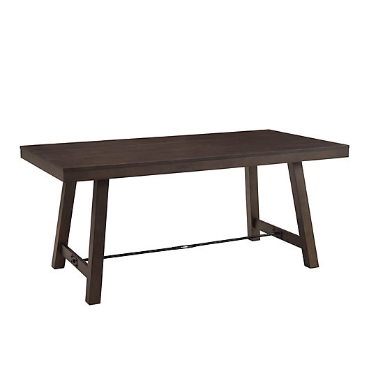 71 Inch Farmhouse Trestle Dining Table, Bed Bath And Beyond Dining Table