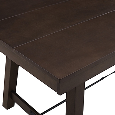 Forest Gate&trade; 71-Inch Farmhouse Trestle Dining Table in Dark Oak. View a larger version of this product image.