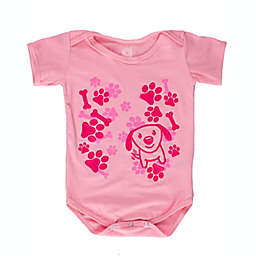 Grip-a-Baby™ Doggy Non-Slip Bodysuit in Pink