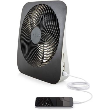 O2COOL&reg; 10-Inch Battery or Electric Fan with USB Charging Port. View a larger version of this product image.