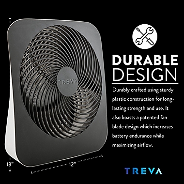 O2COOL&reg; 10-Inch Battery or Electric Fan with USB Charging Port. View a larger version of this product image.