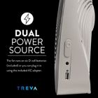 Alternate image 3 for O2COOL&reg; 10-Inch Battery or Electric Fan with USB Charging Port