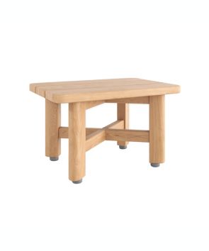 Banco para baño Haven™ de madera de teca color natural