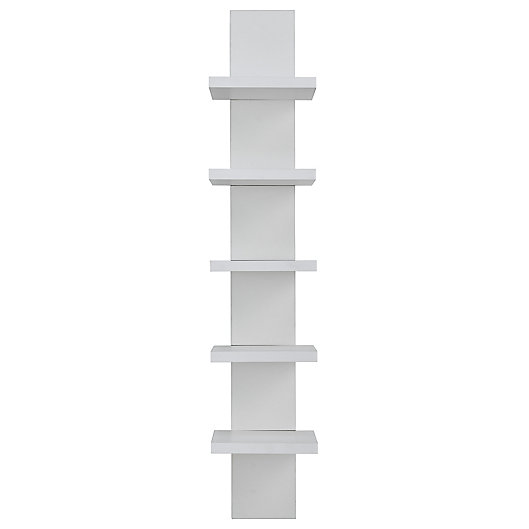 Alternate image 1 for Danya B.™ Utility Column Spine Wall Shelves in White