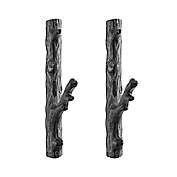 Danya B.&trade; Cast Iron Tree Branch Wall-Mount Hooks in Brown (Set of 2)