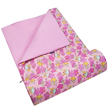 Wildkin Fairies Sleeping Bag in Pink. View a larger version of this product image.
