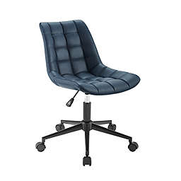 Forest Gate Modern Adjustable Swivel Office Chair in Navy