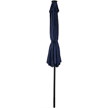 Sunnydaze 9-Foot Solar LED Octagon Patio Umbrella. View a larger version of this product image.