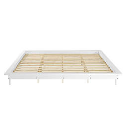 Forest Gate™ Diana King Solid Wood Platform Bed in White