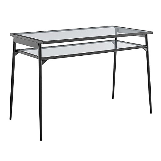 Alternate image 1 for Forest Gate™ Glass Tiered Writing Desk