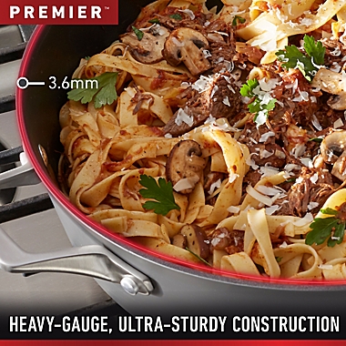 Calphalon&reg; Premier&trade; Hard-Anodized Nonstick 8.5 qt. Covered Dutch Oven. View a larger version of this product image.