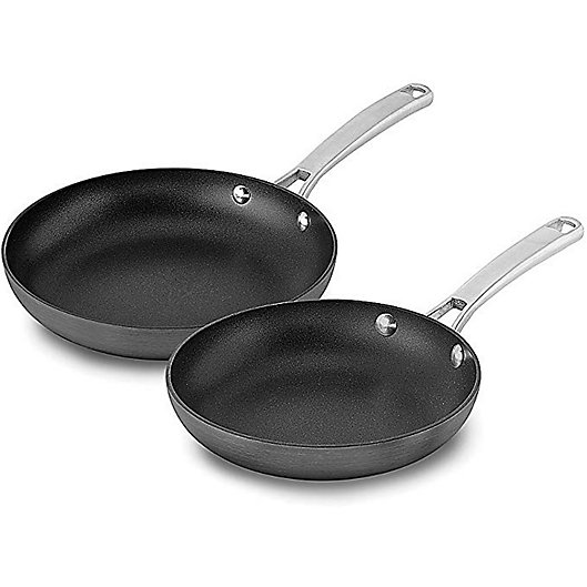 Alternate image 1 for Calphalon® Premier™ Hard-Anodized Nonstick 10-Inch and 12-Inch Fry Pan Set