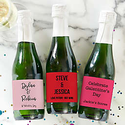 Expressions Valentine's Day Personalized Mini Champagne Labels (Set of 12)