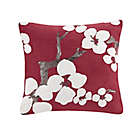 Alternate image 0 for N Natori&reg; Cherry Blossom Square Throw Pillow in Red