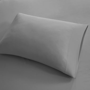 Sleep Philosophy&reg; Smart Cool King Sheet Set in Grey. View a larger version of this product image.