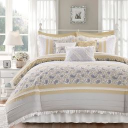 Madison Park® Dawn 9-Piece Queen Comforter Set in Yellow