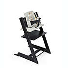 Alternate image 2 for Stokke&reg; Tripp Trapp&reg; High Chair Complete in Black with Nordic Grey Cushion