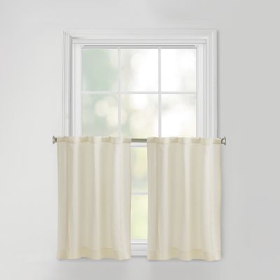 Bee and Willow&trade; 2-Pack Pintuck Pleated Curtain Tiers