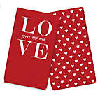Alternate image 0 for Love Letters Tea Towel Set