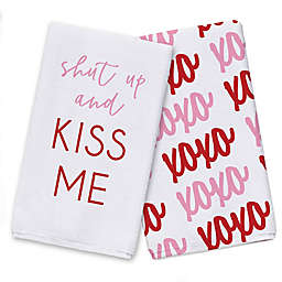 Shut Up & Kiss Me Tea Towel Set