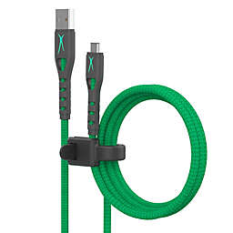 Altec Lansing® 10-Foot XBOX Controller Light-Up LED Charging Cable in Green