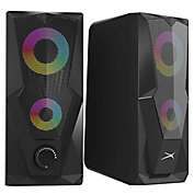 Altec Lansing Soundpro Elite RGB Gaming Speakers in Black for PC/Laptop (Set of 2)
