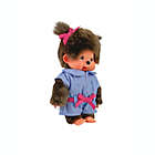 Alternate image 1 for Monchhichi Denim Duganree Girl Plush Toy in Brown