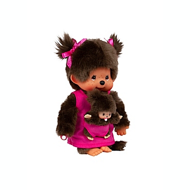 Monchhichi&reg; Mother Care Mother/Daughter Girl Doll in Pink. View a larger version of this product image.
