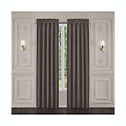 J. Queen New York&trade; Flint 2-Pack 84-Inch Rod Pocket Window Curtain Panels in Charcoal