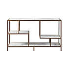 Alternate image 5 for Teamson Home Marmo Faux Marble TV Stand in Brass