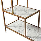 Alternate image 3 for Teamson Home Marmo Faux Marble TV Stand in Brass