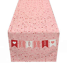 Designs Direct Confetti Banner Table Runner in Pink