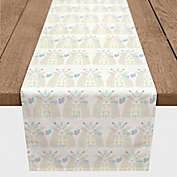 Designs Direct Vintage Easter Table Runner in White