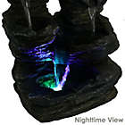 Alternate image 10 for Sunnydaze 5-Stream Rock Cavern Outdoor Tabletop Fountain in Grey