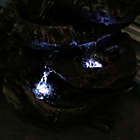Alternate image 7 for Sunnydaze 5-Step Rock Falls Indoor Tabletop Fountain in Dark Brown