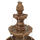 Alternate image 5 for Sunnydaze 4-Tier Pineapple Water Fountain in Earth