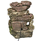 Alternate image 10 for Sunnydaze 5-Step Rock Falls Indoor Tabletop Fountain in Dark Brown