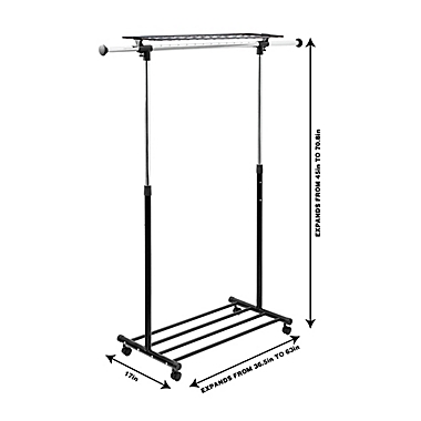 Simply Essential&trade; Extendable Garment Rack. View a larger version of this product image.