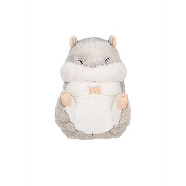 Amuse® Smiley Hamster Plush Backpack in Brown | buybuy BABY